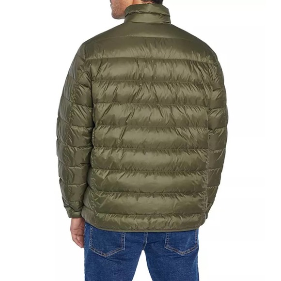Eddie Bauer Micro Light IV Down Jacket Mens Large Packable Olive EB650 - Picture 2 of 5